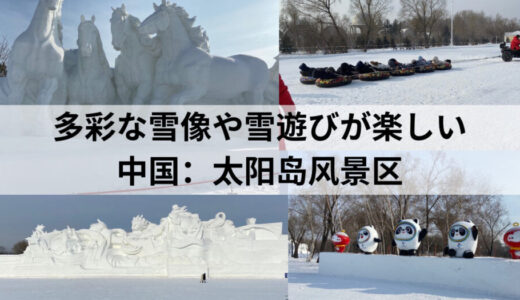 【中国ハルビン観光】多彩な雪像や雪遊びが楽しい太阳岛风景区
